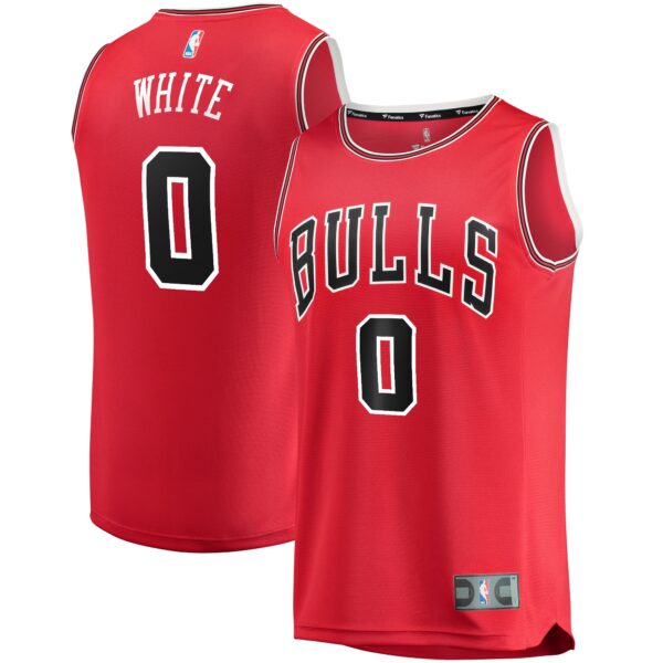 Coby White Chicago Bulls Fanatics Branded Fast Break Replica Jersey Red - Icon Edition