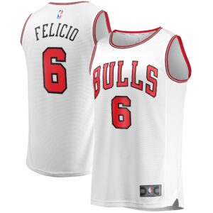Cristiano Felicio Chicago Bulls Fanatics Branded Fast Break Player Jersey - Association Edition - White