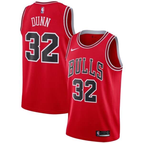 Men's Nike Kris Dunn Red Chicago Bulls Replica Swingman Jersey - Icon Edition