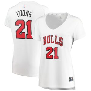Thaddeus Young Chicago Bulls Fanatics Branded Women's Fast Break Player Jersey - Association Edition - White