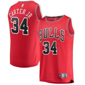 Wendell Carter Jr. Chicago Bulls Fanatics Branded Fast Break Replica Jersey - Icon Edition - Red