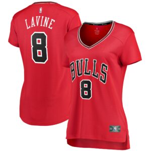 Zach LaVine Chicago Bulls Fanatics Branded Women's Fast Break Player Jersey - Icon Edition - Red