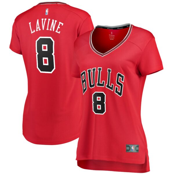 Zach LaVine Chicago Bulls Fanatics Branded Women's Fast Break Player Jersey - Icon Edition - Red