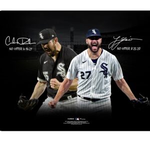 Carlos Rodon & Lucas Giolito Chicago White Sox Fanatics Authentic Autographed 16" x 20" No-Hitter Celebration Photograph with Multiple No-Hitter Inscriptions - Limited Edition of 100