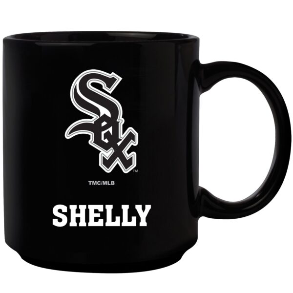 Chicago White Sox 11oz. Personalized Mug - Black