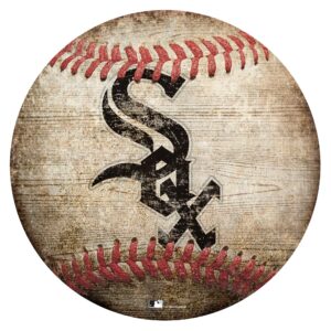 Chicago White Sox 12'' x 12'' Baseball Sign