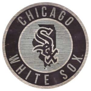 Chicago White Sox 12'' x 12'' State Circle Sign