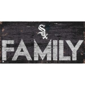 Chicago White Sox 12'' x 6'' Family Sign