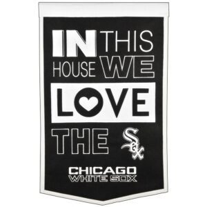 Chicago White Sox 15'' x 24'' Home Banner - Black/White