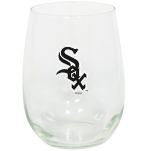 Chicago White Sox 15oz. Stemless Wine Glass