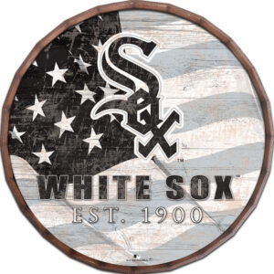 Chicago White Sox 16" Flag Barrel Top Sign