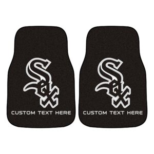 Chicago White Sox 17'' x 27'' Personalized 2-Piece Carpet Car Mat Set