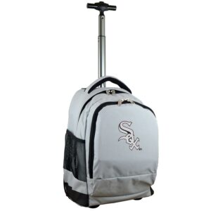 Chicago White Sox 19'' Premium Wheeled Backpack - Gray