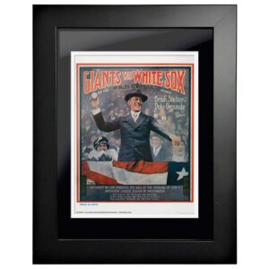 Chicago White Sox 1917 World Series 14'' x 18'' Framed Program