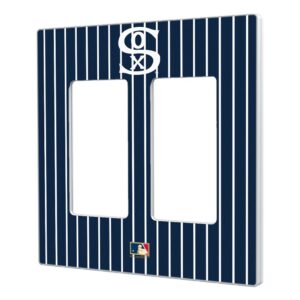 Chicago White Sox 1919 Cooperstown Pinstripe Double Rocker Light Switch Plate