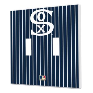 Chicago White Sox 1919 Cooperstown Pinstripe Double Toggle Light Switch Plate