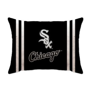 Chicago White Sox 20" x 26" Plush Bed Pillow - Black