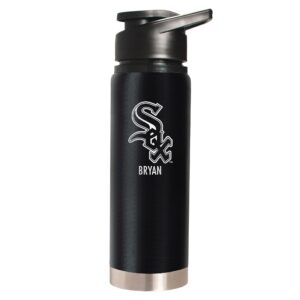 Chicago White Sox 20oz. Personalized Stealth Water Bottle - Black