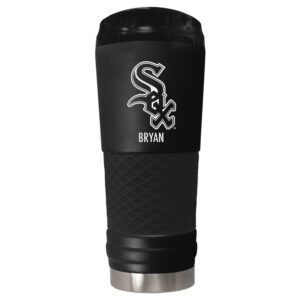 Chicago White Sox 24oz. Personalized Stealth Draft Tumbler - Black