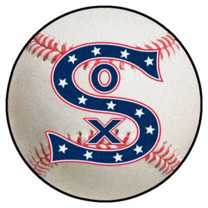 Chicago White Sox 27'' 1917 Retro Collection Round Baseball Rug