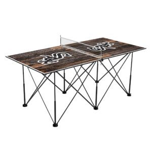 Chicago White Sox 6' Weathered Design Pop Up Table Tennis Set