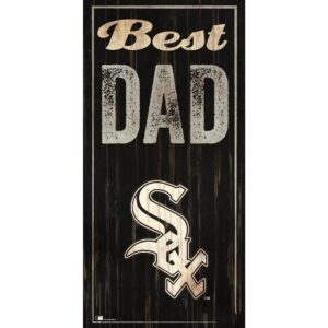 Chicago White Sox 6'' x 12'' Best Dad Sign