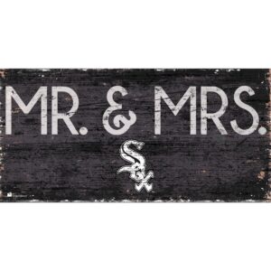 Chicago White Sox 6'' x 12'' Mr. & Mrs. Sign