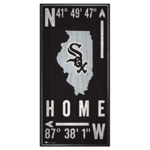 Chicago White Sox 6'' x 12'' Team Coordinate Sign