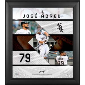 Jose Abreu Chicago White Sox Fanatics Authentic Framed 15" x 17" Stitched Stars Collage