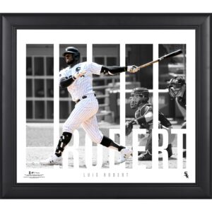 Luis Robert Chicago White Sox Fanatics Authentic Framed 15" x 17" Player Panel Collage