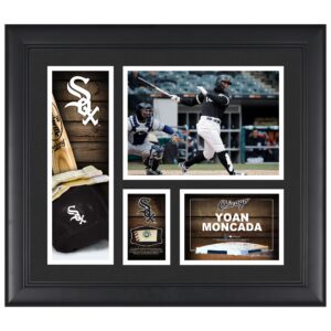 Yoan Moncada Chicago White Sox Fanatics Authentic Framed 15" x 17" Player Collage with a Piece of Game-Used Ball