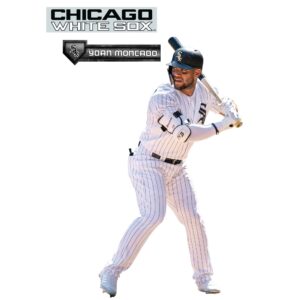 Yoan Moncada Chicago White Sox Fathead 3-Pack Life-Size Removable Wall Decal