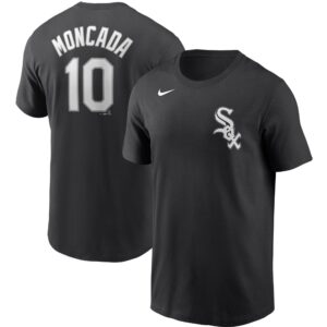 Yoan Moncada Chicago White Sox Nike Name & Number T-Shirt - Black