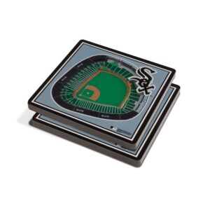 YouTheFan MLB Chicago White Sox 3D StadiumViews Coasters, Multi