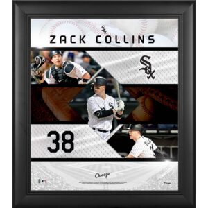 Zack Collins Chicago White Sox Fanatics Authentic Framed 15" x 17" Stitched Stars Collage